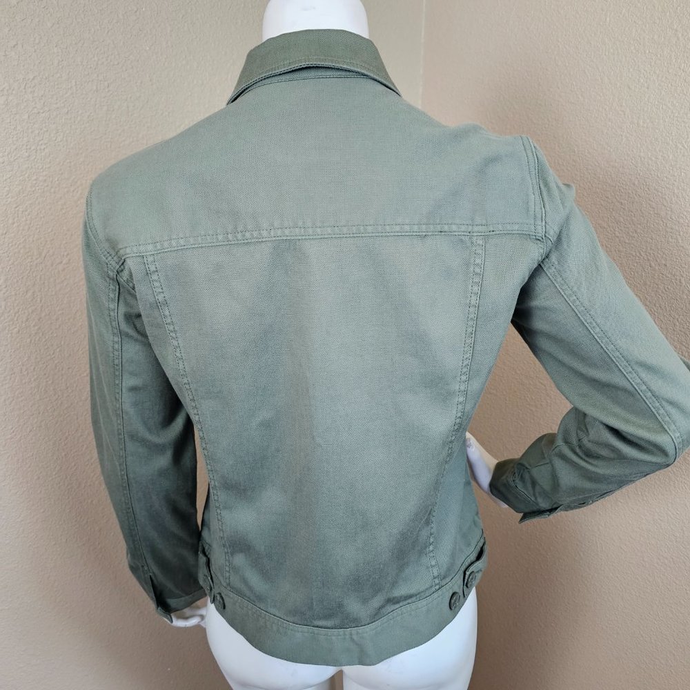Liverpool Olive Green Utility Jacket - Picture 7 of 14